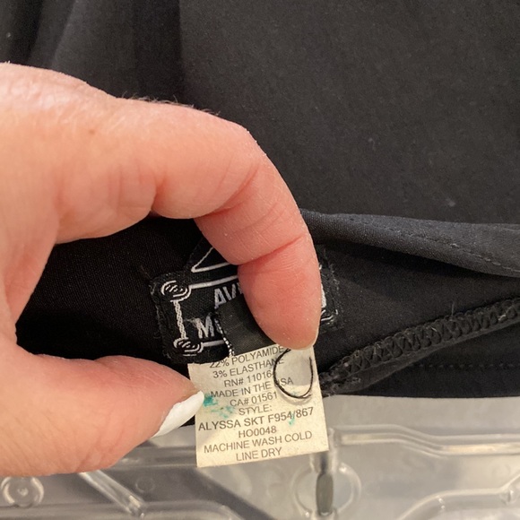 Avenue Montaigne pull on stretch skirt - Picture 5 of 6